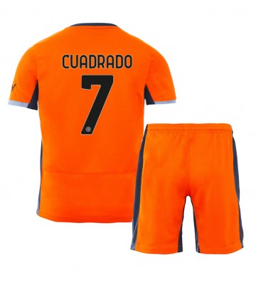 Maillot de foot Inter Milan Juan Cuadrado #7 Troisième enfant 2023-24 Manches Courte (+ pantalon court)